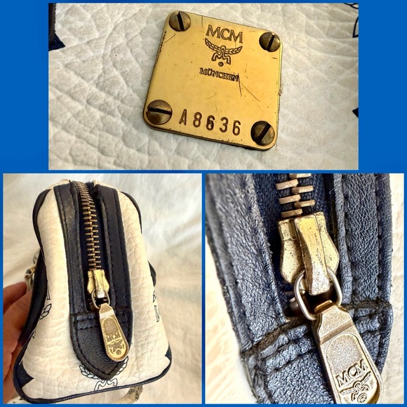 👑✅PRICE FIRM✅ AUTHENTIC White Mini MCM Crossbody Bag - Picture 9 of 17
